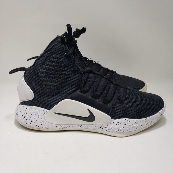 Nike Hyperdunk X High Top Basketball Shoes Black/White Mens 8.5 main image 7